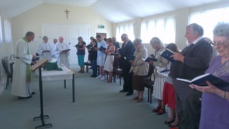 Communion while St. Catherine's closed